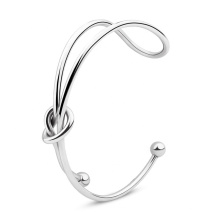 Unique Design Charm Stainless Steel Sliver Plated Cuff Bracelet Bangles